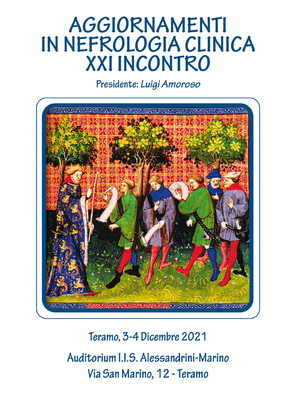 Programma AGGIORNAMENTI IN NEFROLOGIA CLINICA XXI INCONTRO - DOCENTE